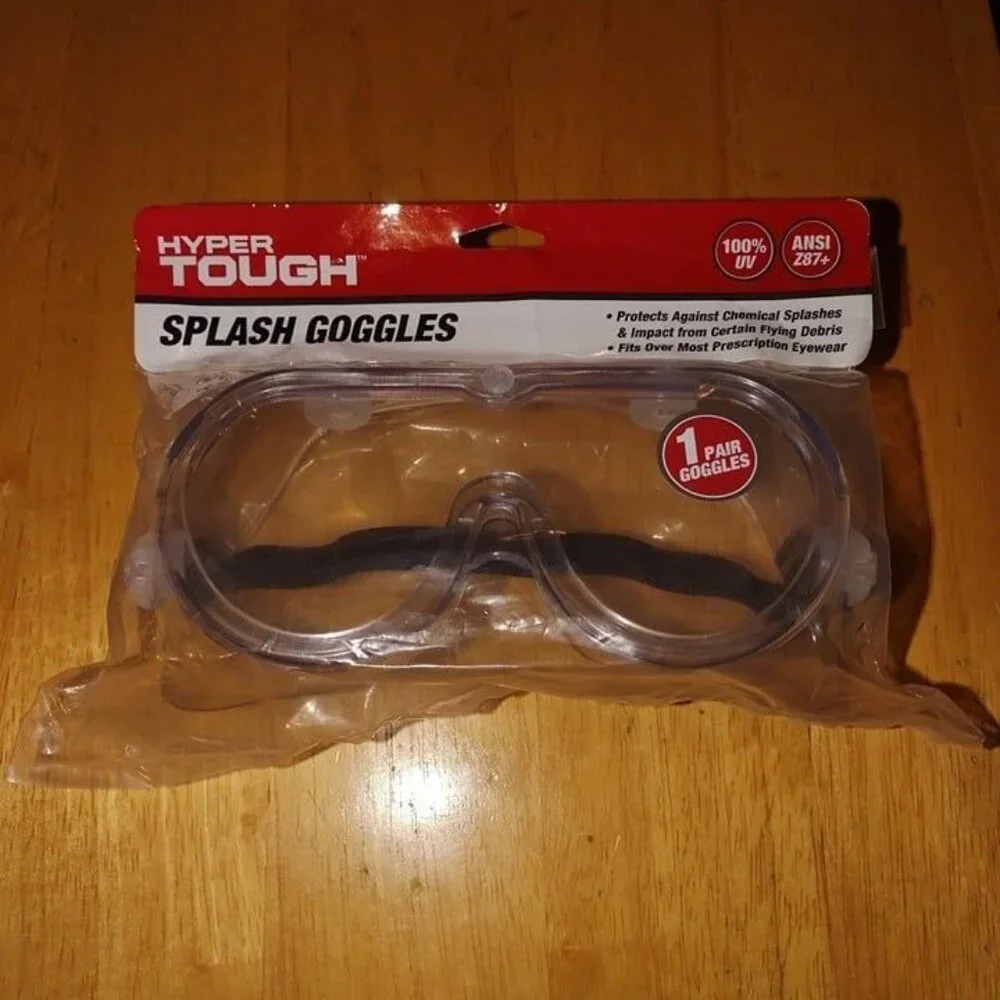 2-SPLASH GOGGLES BY HYPER TOUGH-SET OF 2-NEW